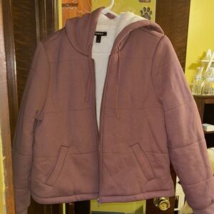 Torrid Dusty Pink Hooded Jacket